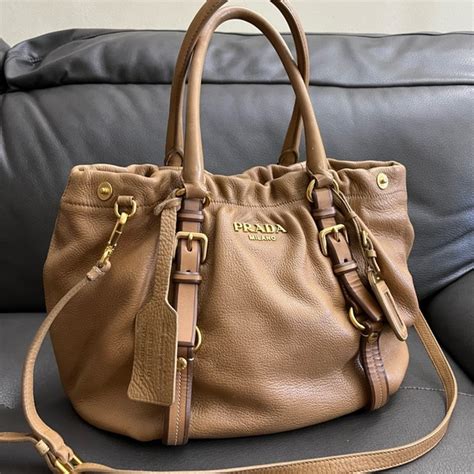 prada cervo antik handle bag|PRADA Cervo Antik Shoulder Bag Naturale .